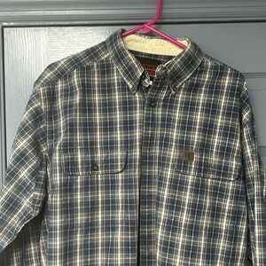 Wrangler shirt, men’s size large
Long sleeve button down
Rugged Wear